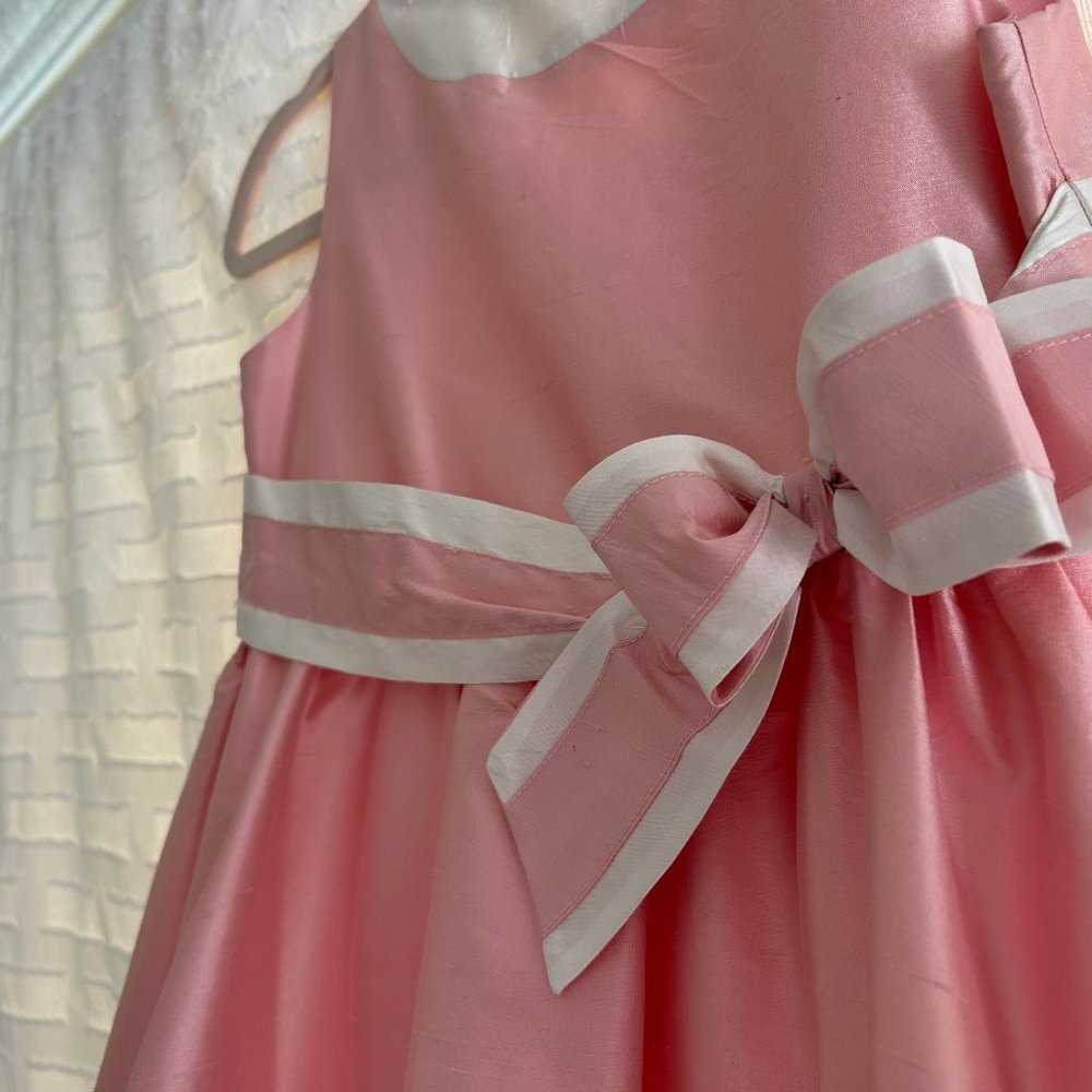 Gymboree Girls Special Occasion Dress-Pink/White-Size 10 - Picture 6 of 9
